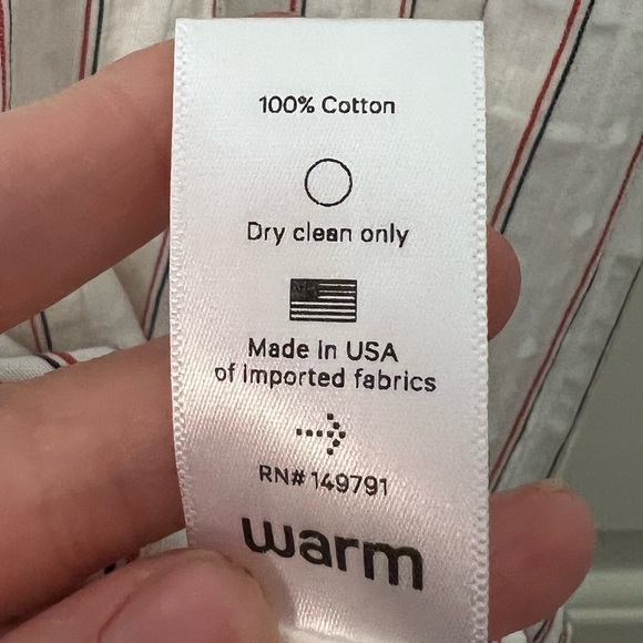 Warm Luca Striped Midi Dress - Picture 10 of 12